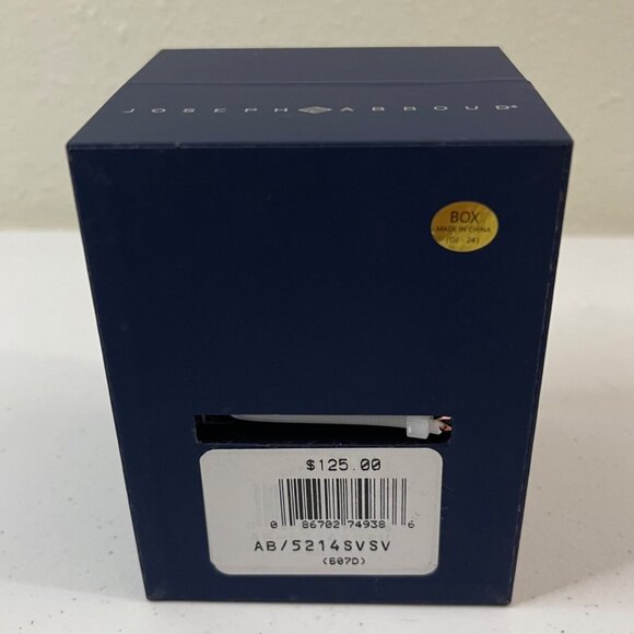 Joseph Abboud Silver-Tone White Dial Mens Watch In Original Box, New - Picture 12 of 13